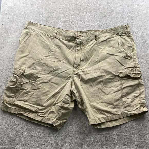 Red Head Mens Cargo Shorts Size 50 Flat Front Khaki Casual Summer Tan Classic - Picture 6 of 7